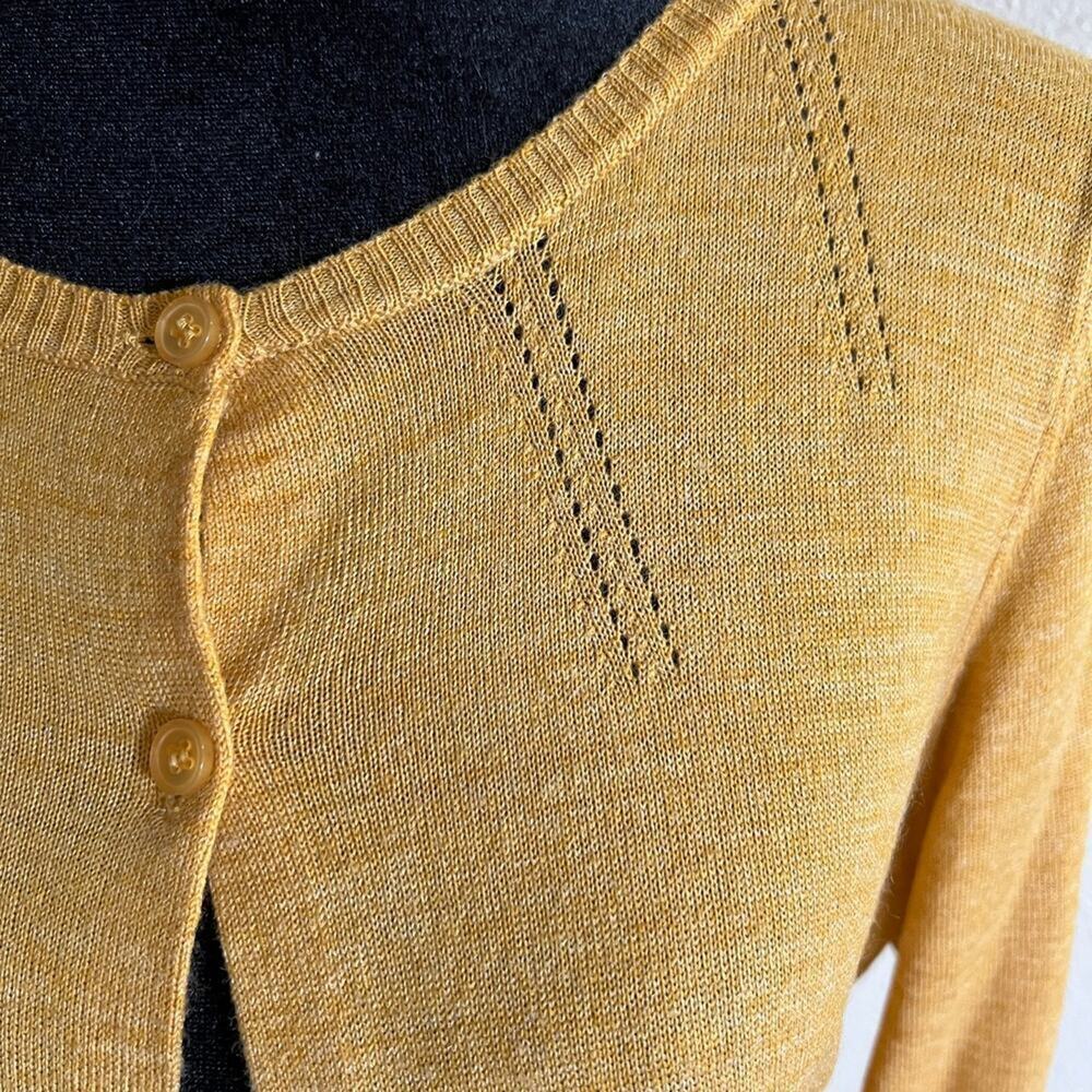 The Limited Mustard Button Down Cardigan, Women's size M - Picture 2 of 9